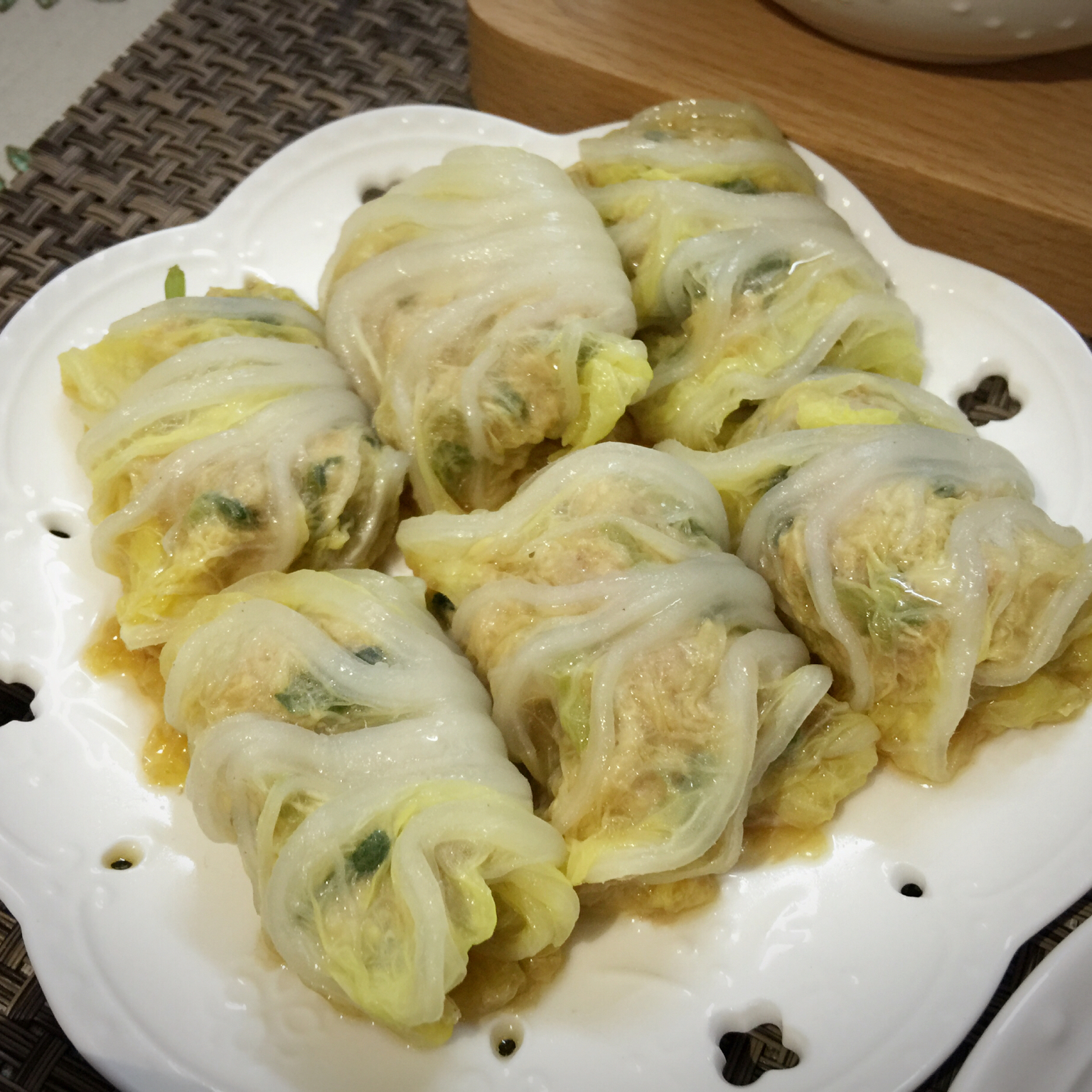 肉酿白菜卷
