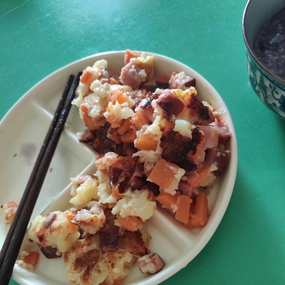 土豆火腿早餐饼