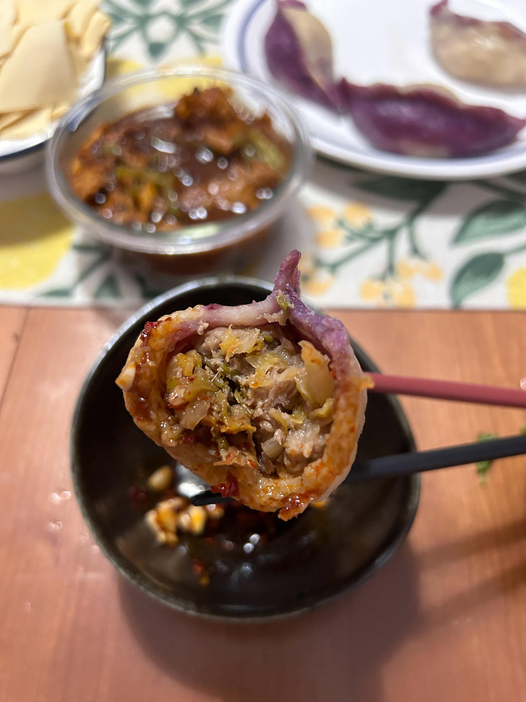 酸菜馅蒸饺（东北酸菜）