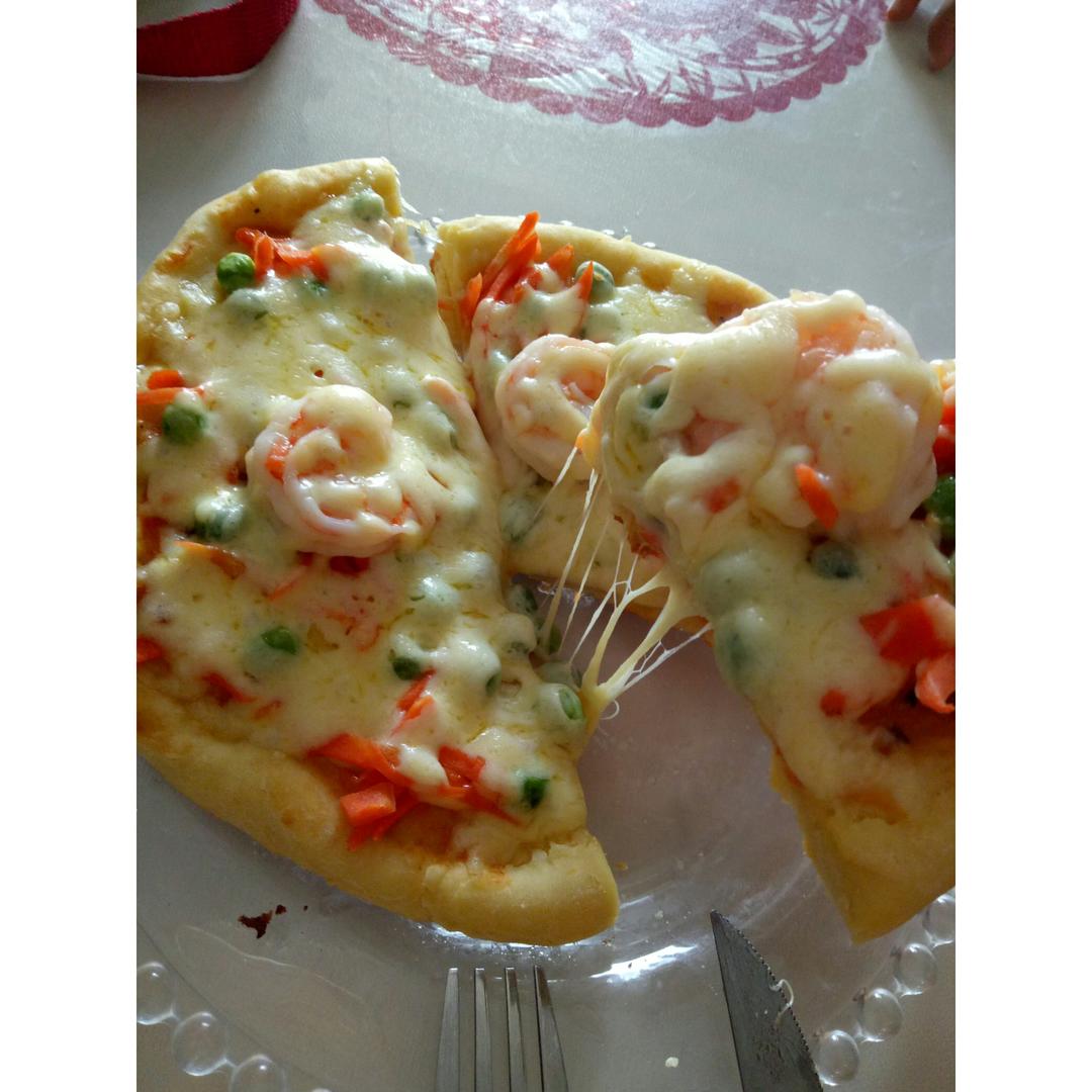 平底锅脆底香肠披萨