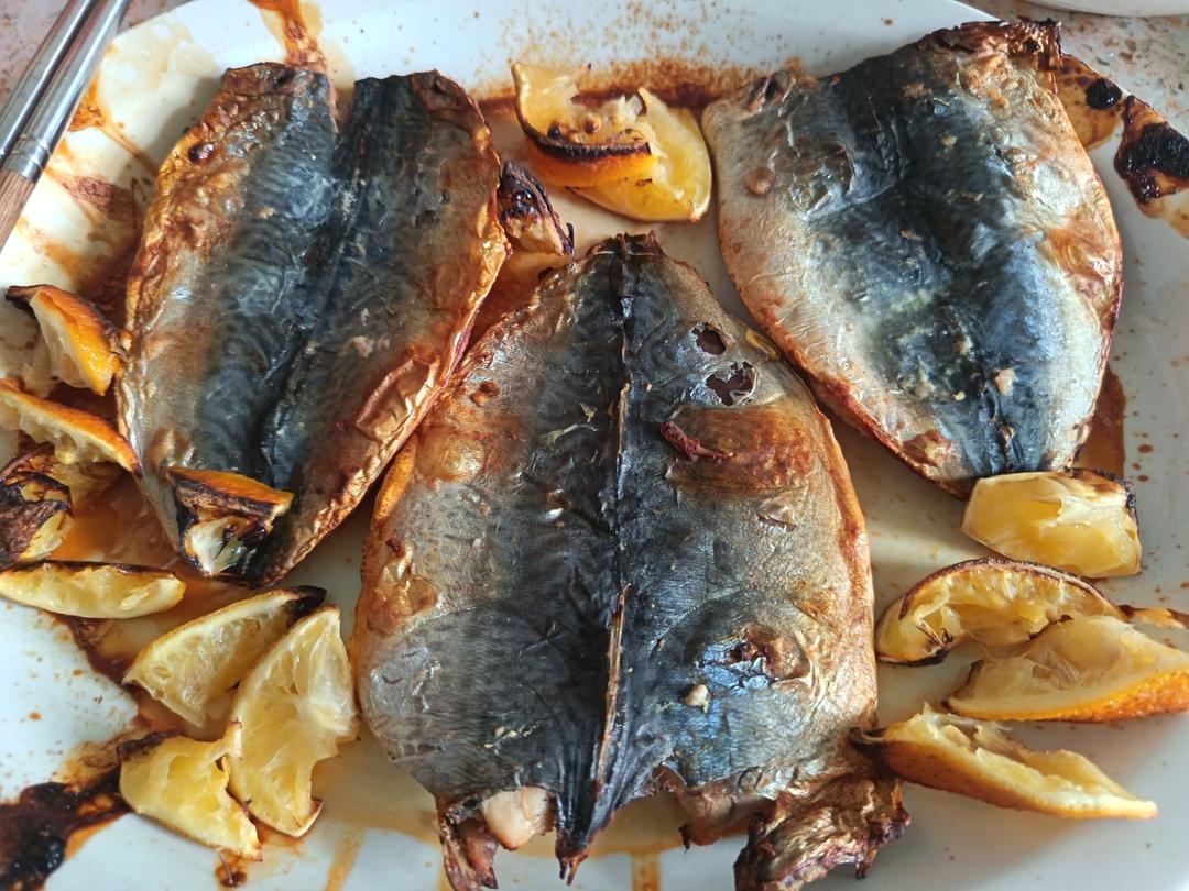 早餐快手菜 — 开片盐烤青占鱼