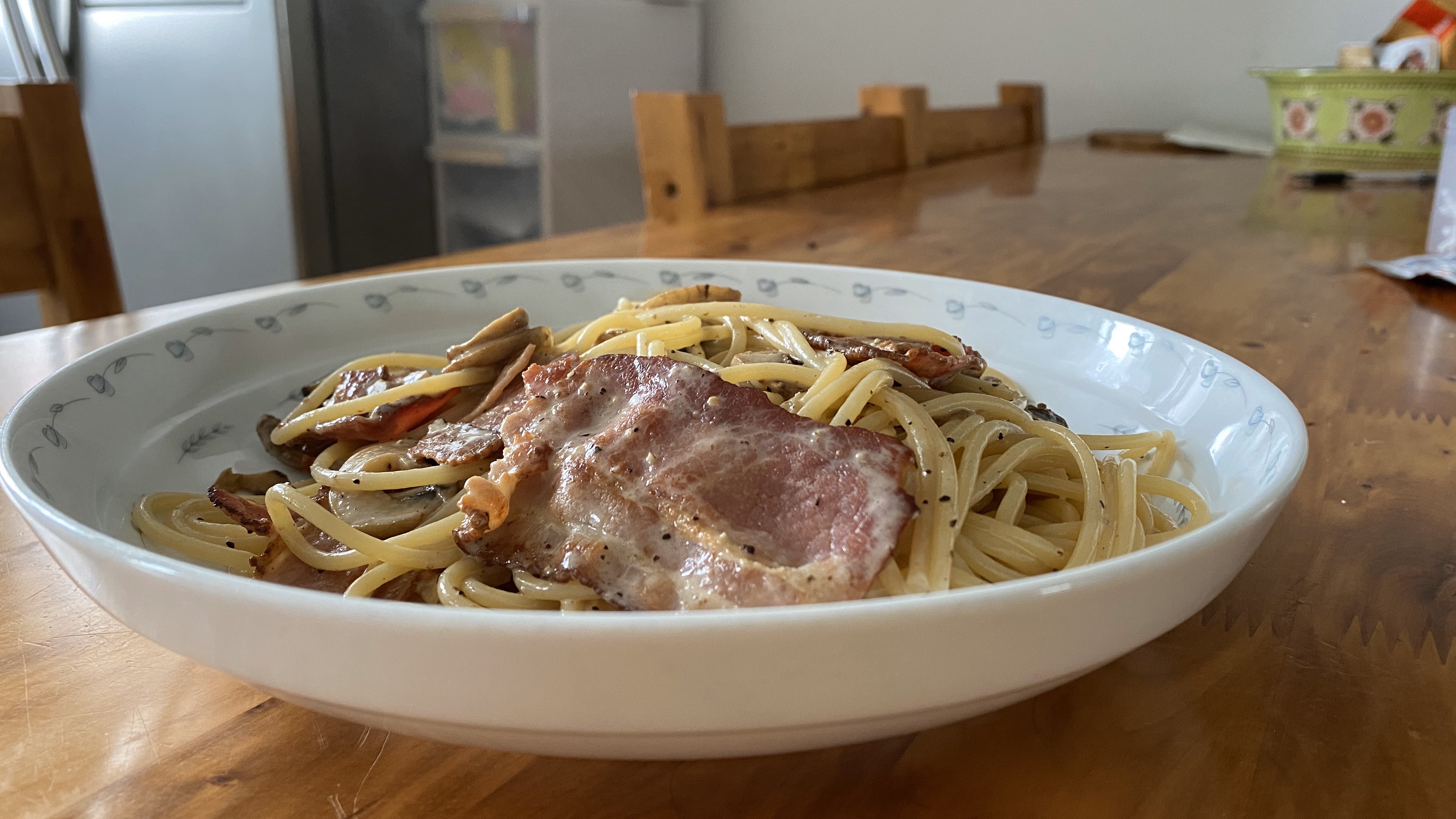 培根🥓意面🍝的做法