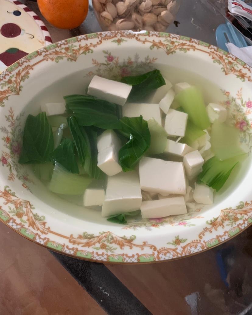 青菜豆腐汤