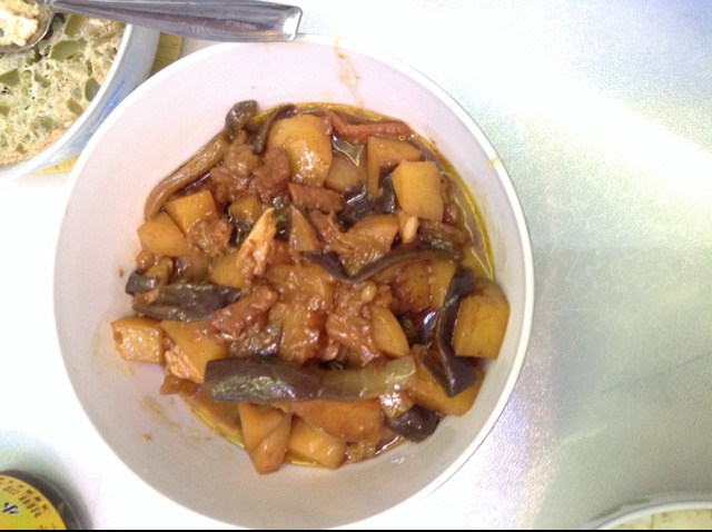 土豆炖茄子