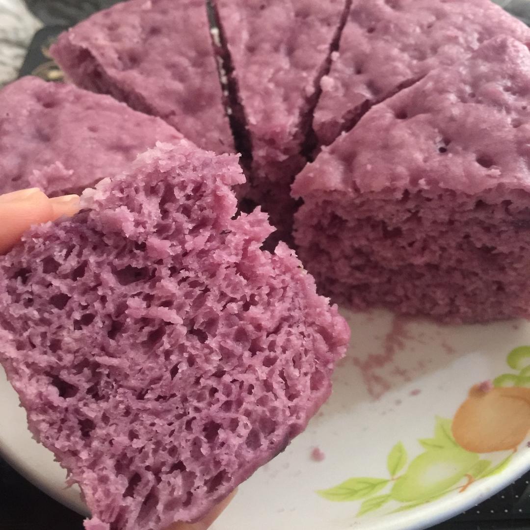 紫薯发糕