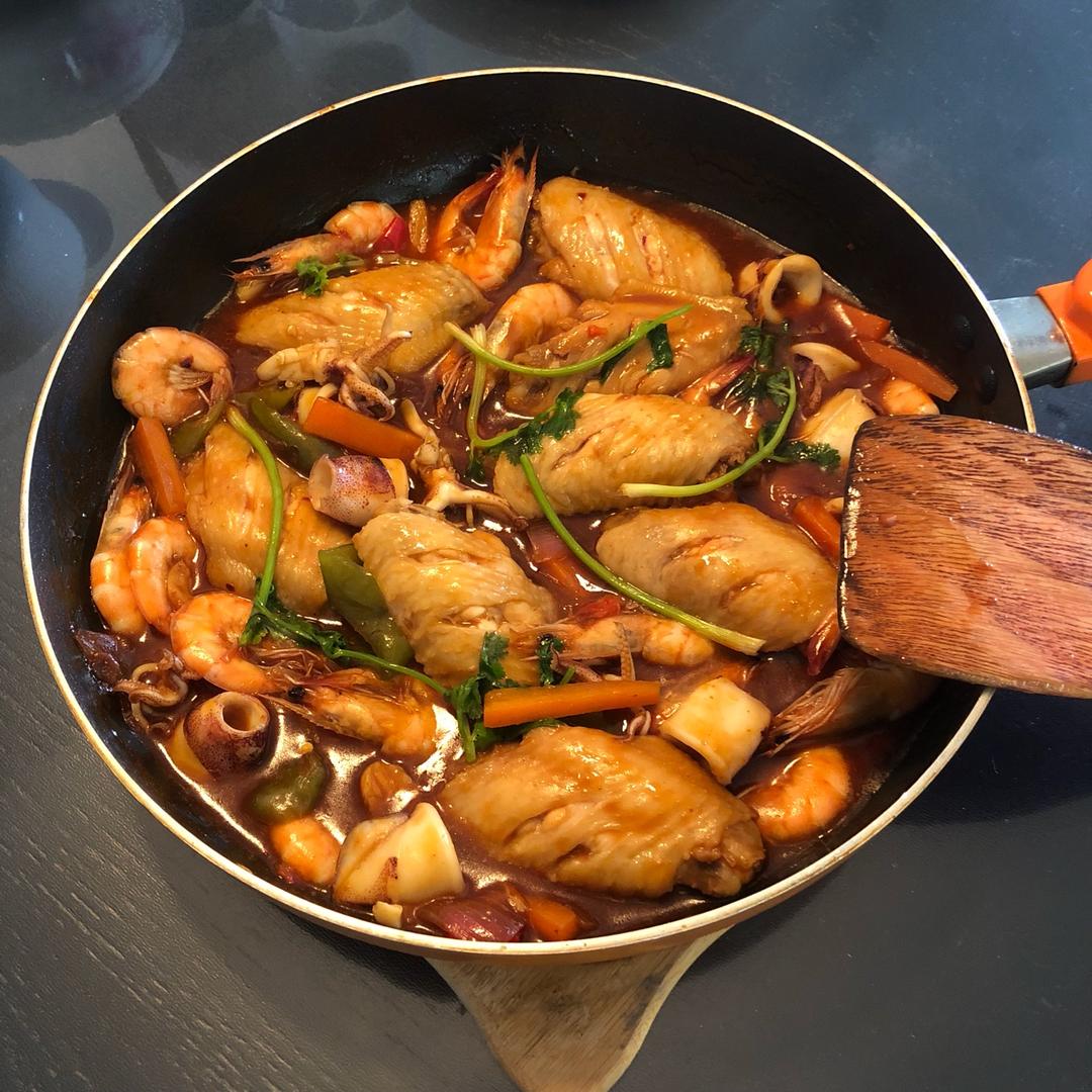 堂妈教你三汁鸡翅焖锅