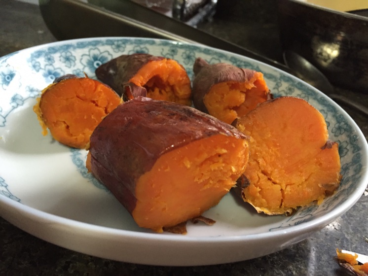 烤地瓜（烤箱初试）