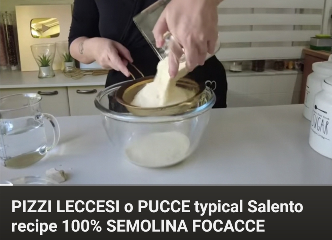 硬麦凤尾鱼橄榄面包semolina bread，pucce bread or puccia pane的做法 步骤1