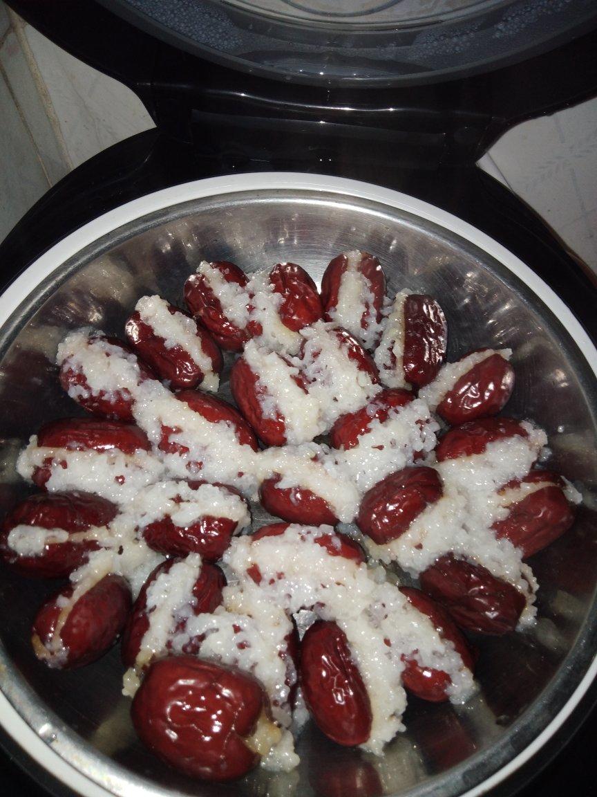 懒人吃货出品：红枣糯米圆