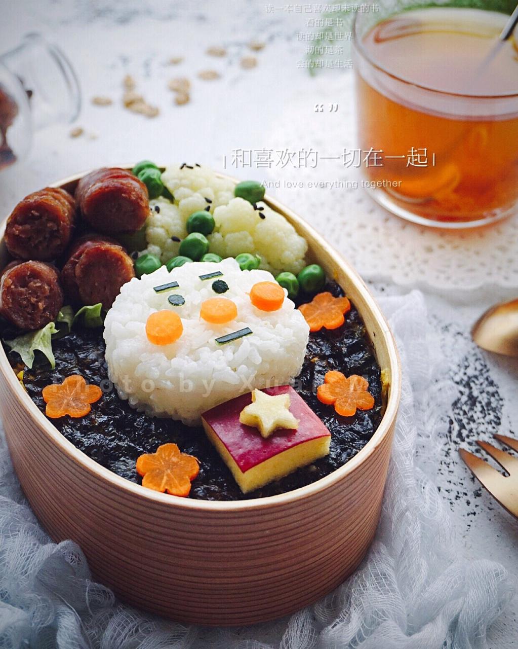 面包超人手指人偶便当