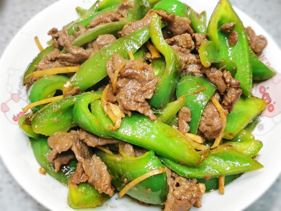 菜椒炒牛肉