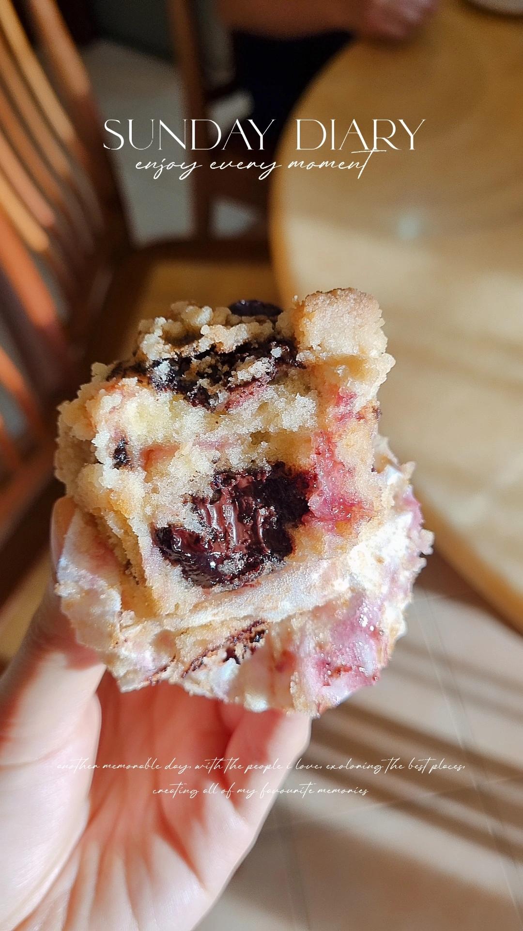 蓝莓巧克力马芬