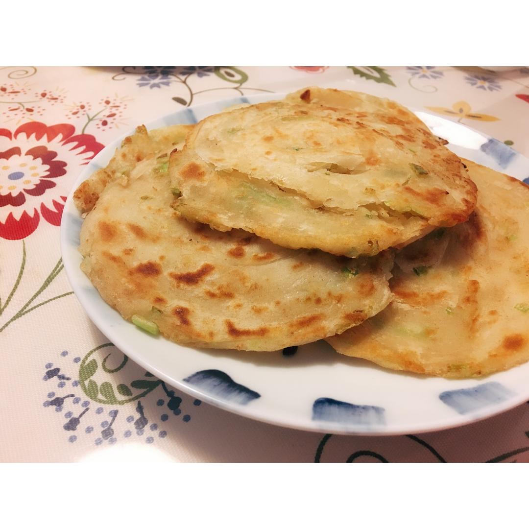 层薄如纸外酥内软的手抓饼&葱油饼