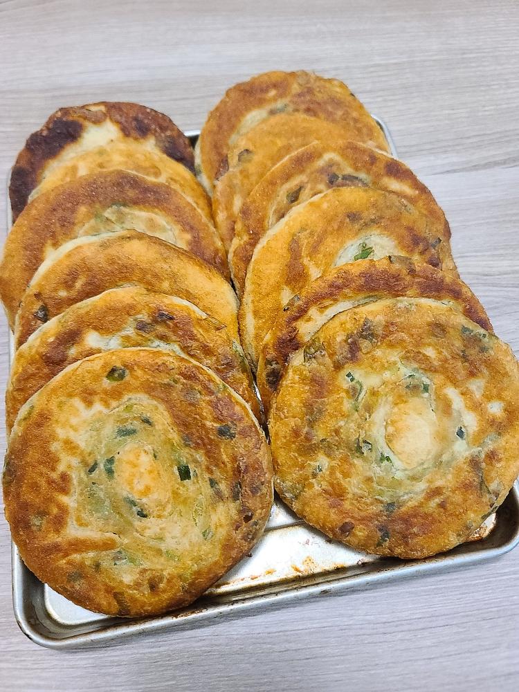 🪷螺旋•老式葱油酥饼锅盔「酥饼」