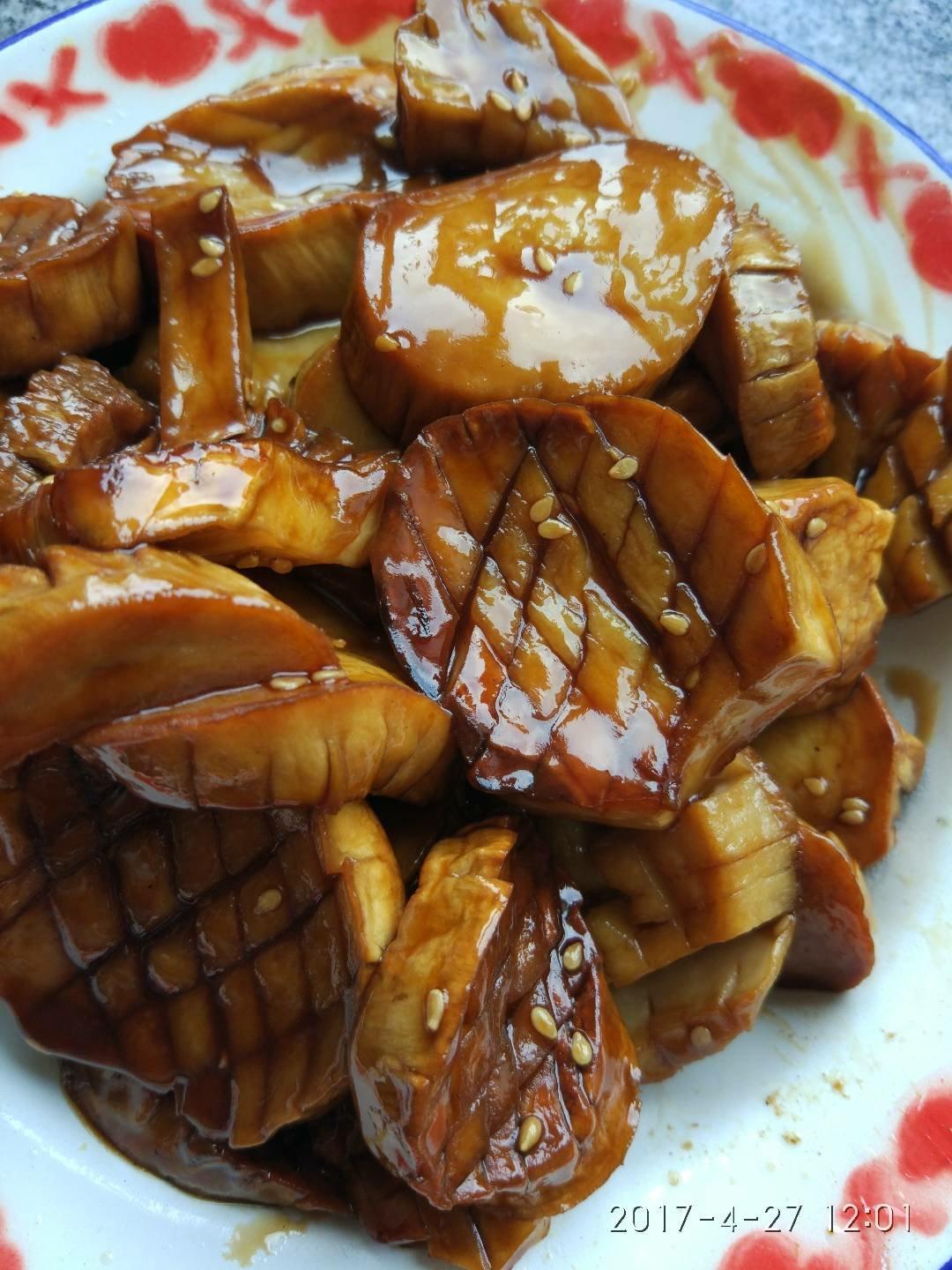 酱汁杏鲍菇