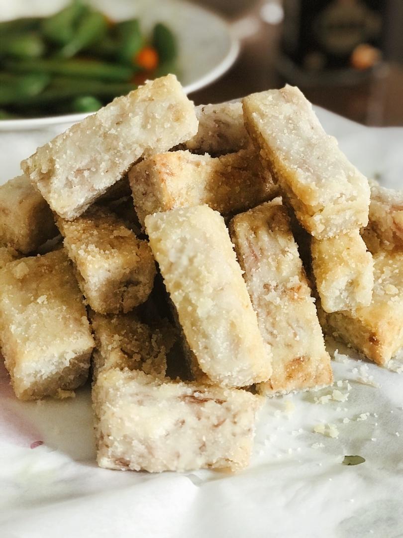 周司令做的炒糖三部曲之二-反沙芋头(挂霜)