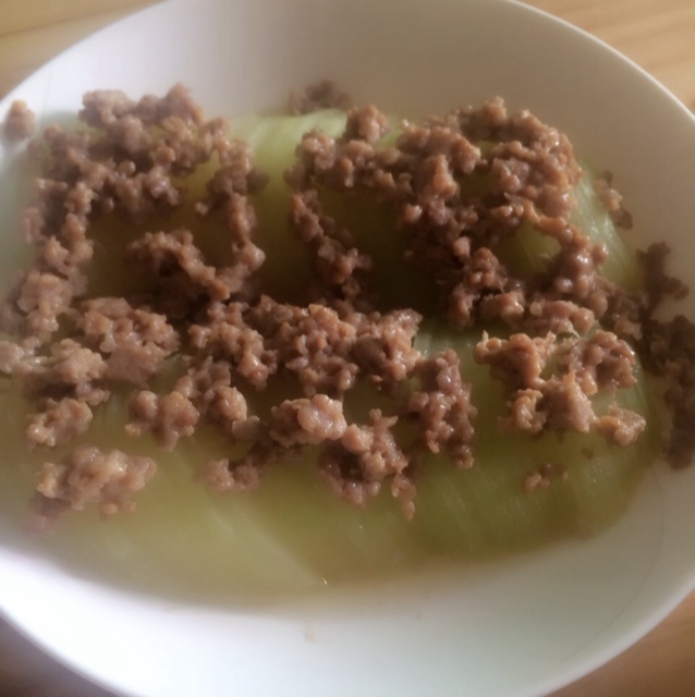 肉末蒸冬瓜
