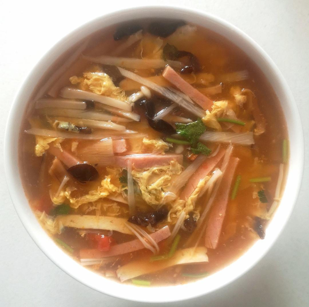 happymamier做的酸辣汤&西湖牛肉羹