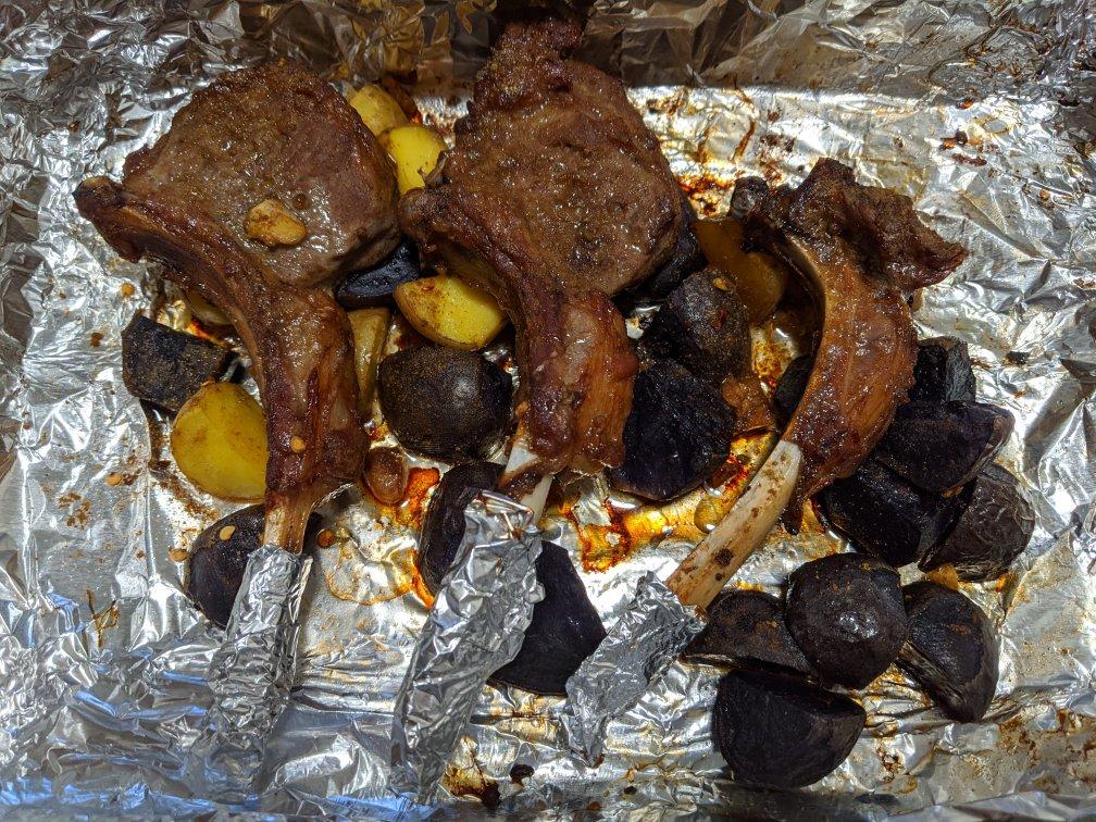 超好吃的烤羊排烤箱版