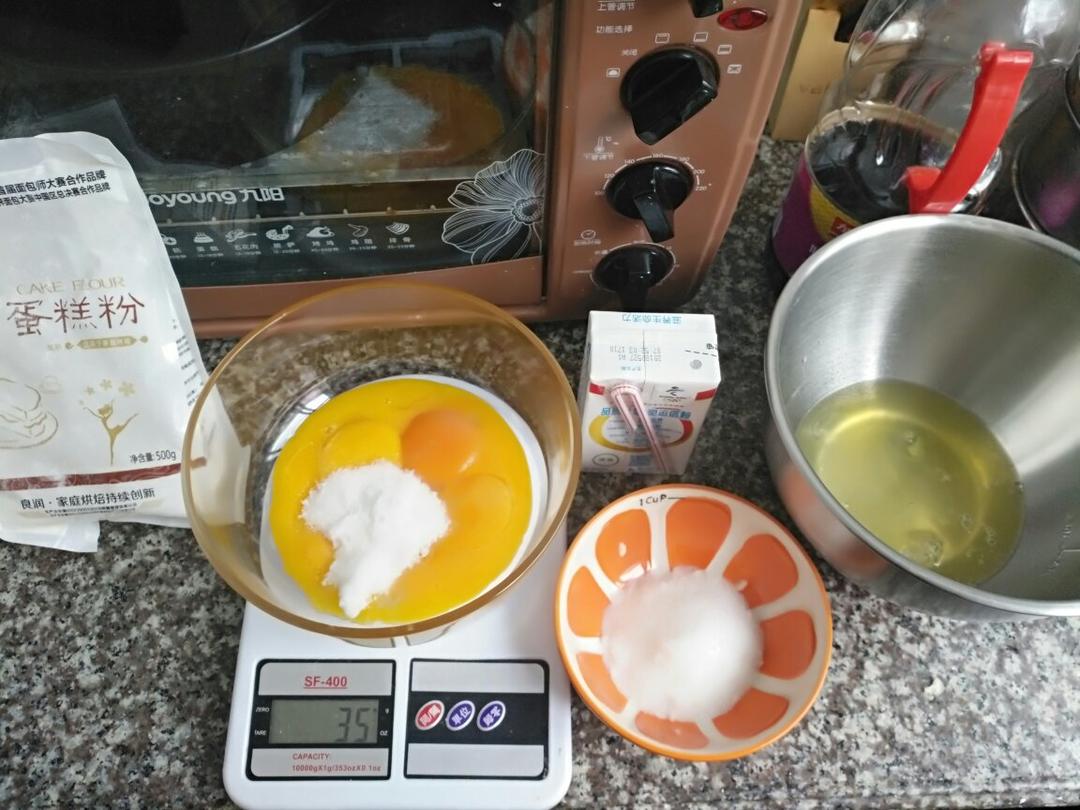 简单好做的8寸戚风蛋糕
