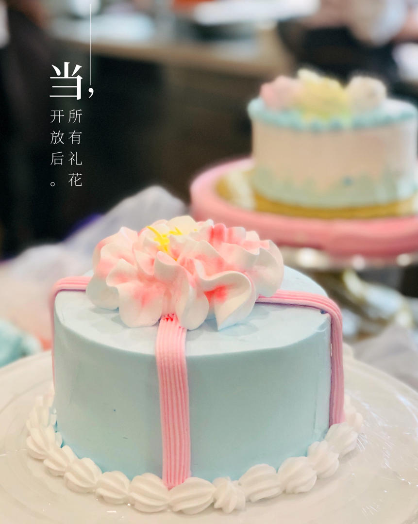 翻糖花卉蛋糕