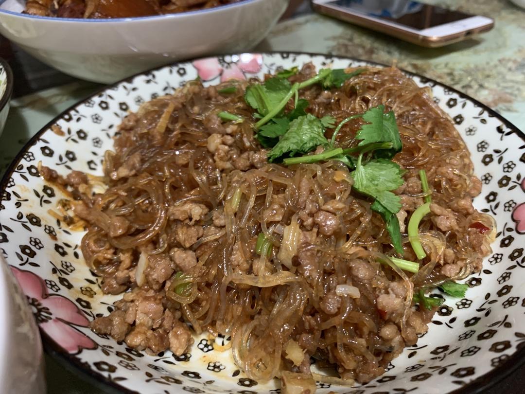 家常肉沫粉条（蚂蚁上树）