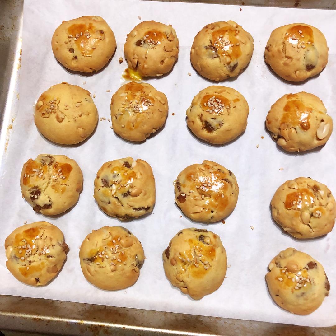 葡萄干花生酥（低油低糖版）