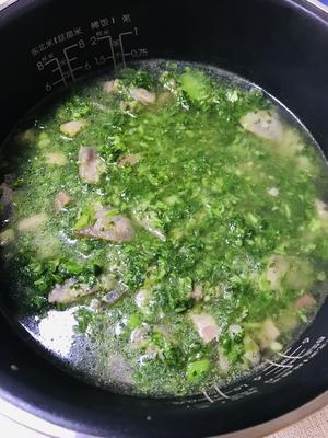 电饭煲烧菜饭碧绿碧绿的做法 步骤7