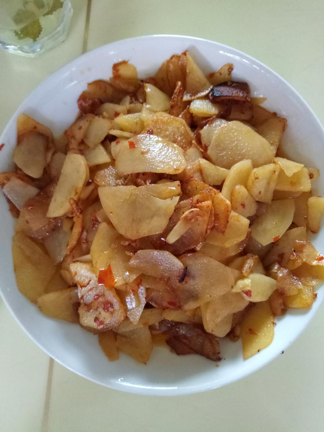 朴素的土豆片