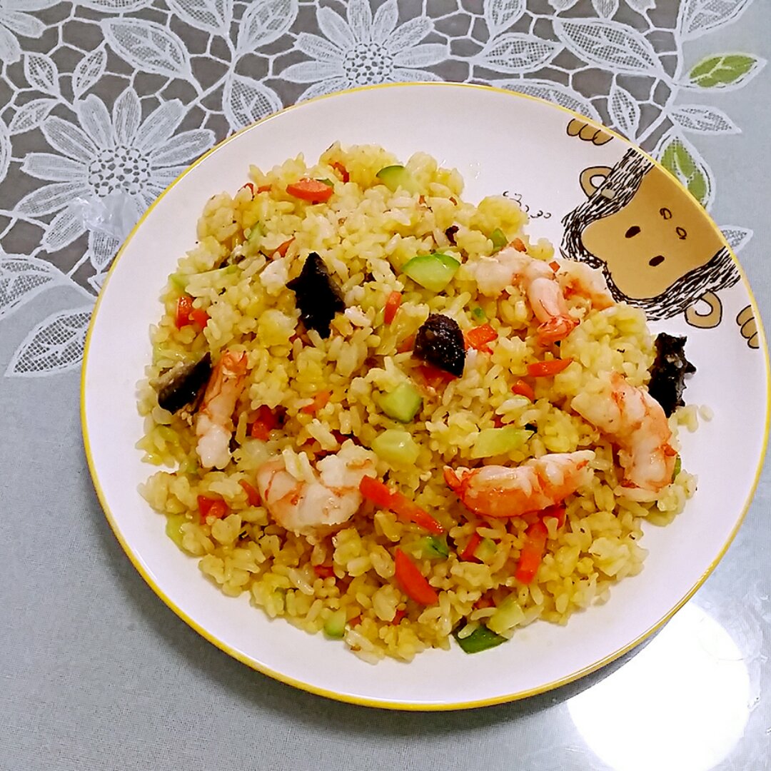 咚咚咚美食美刻做的黄金炒饭