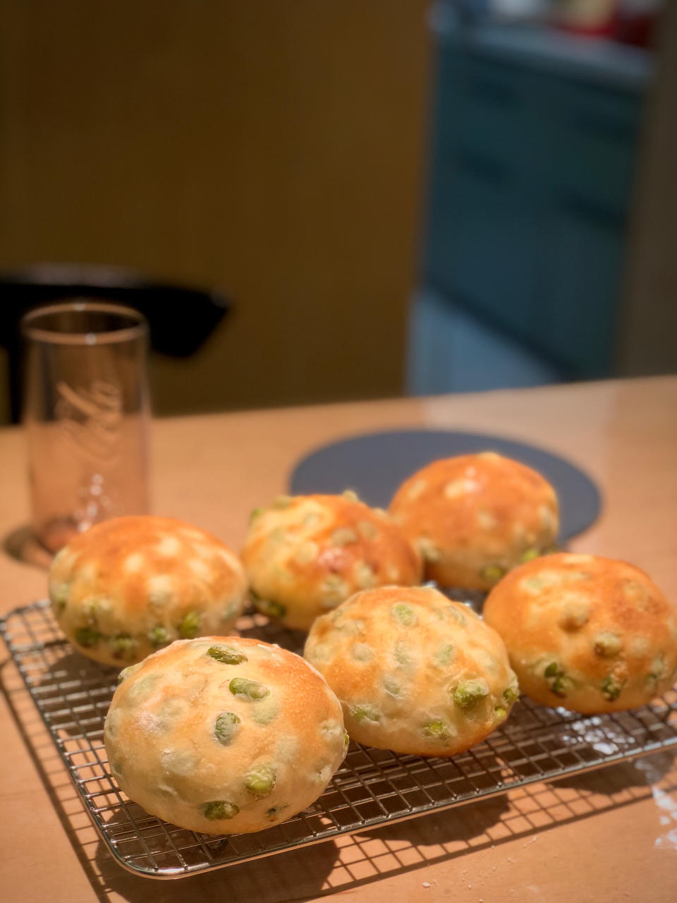 毛豆面包