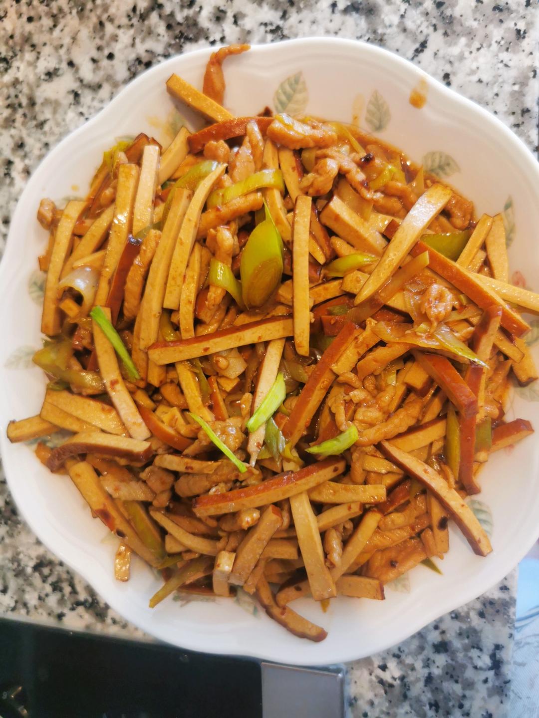 香干肉丝，家常菜