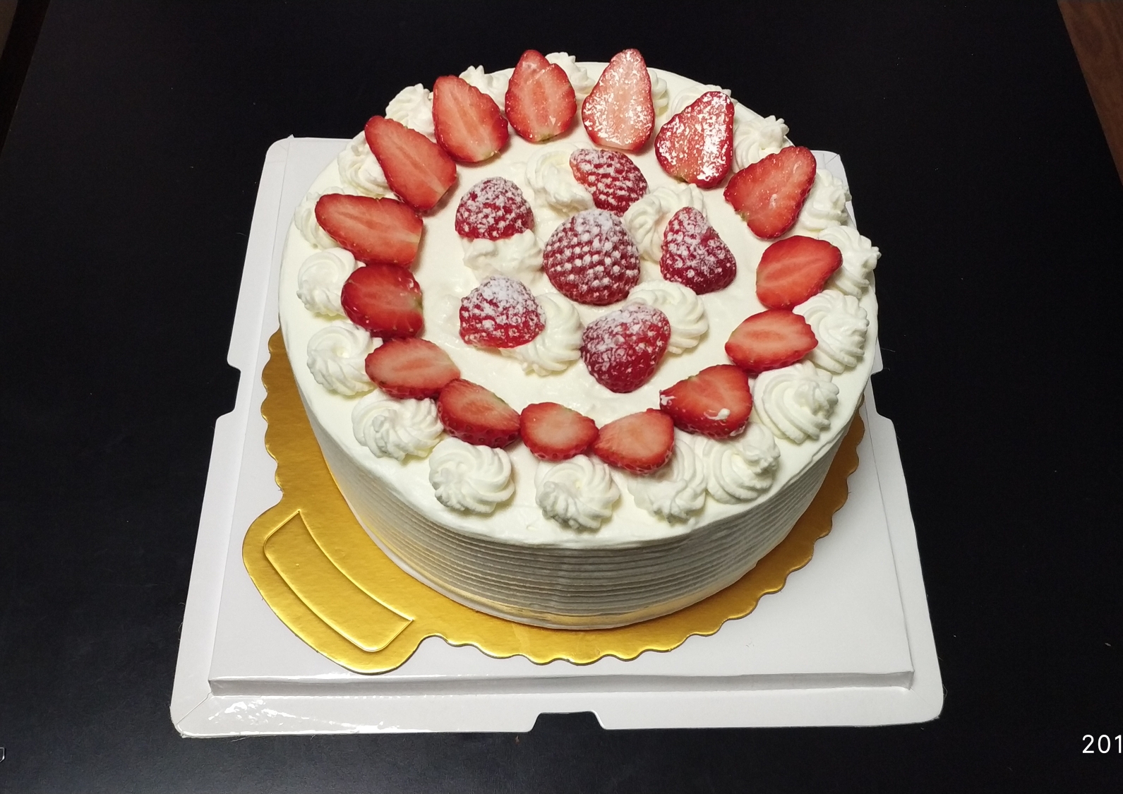 生日蛋糕（八寸）的做法