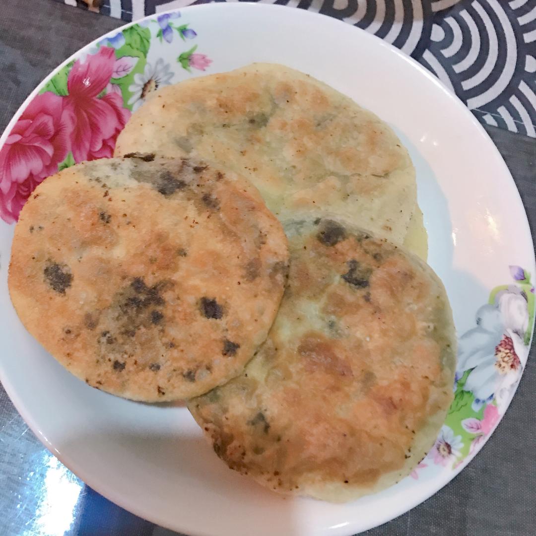 红糖黑芝麻饼