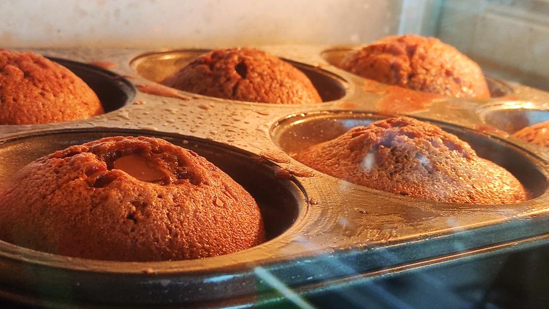 在家做巧克力蘑菇头麦芬蛋糕🍫