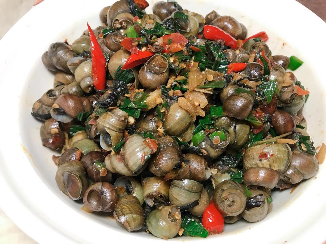 家常香辣炒田螺（螺蛳）口味唆螺做法