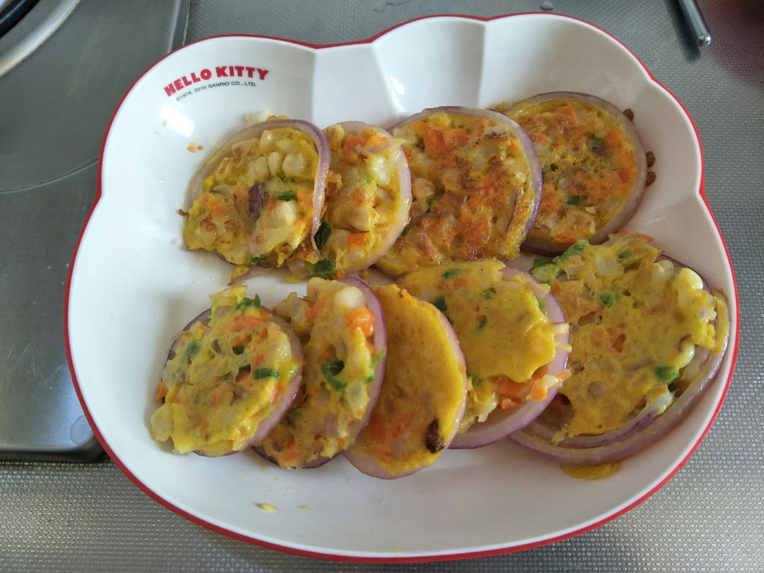 洋葱圈蛋饼