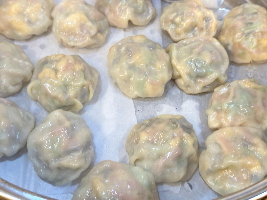西葫芦鸡蛋素蒸饺