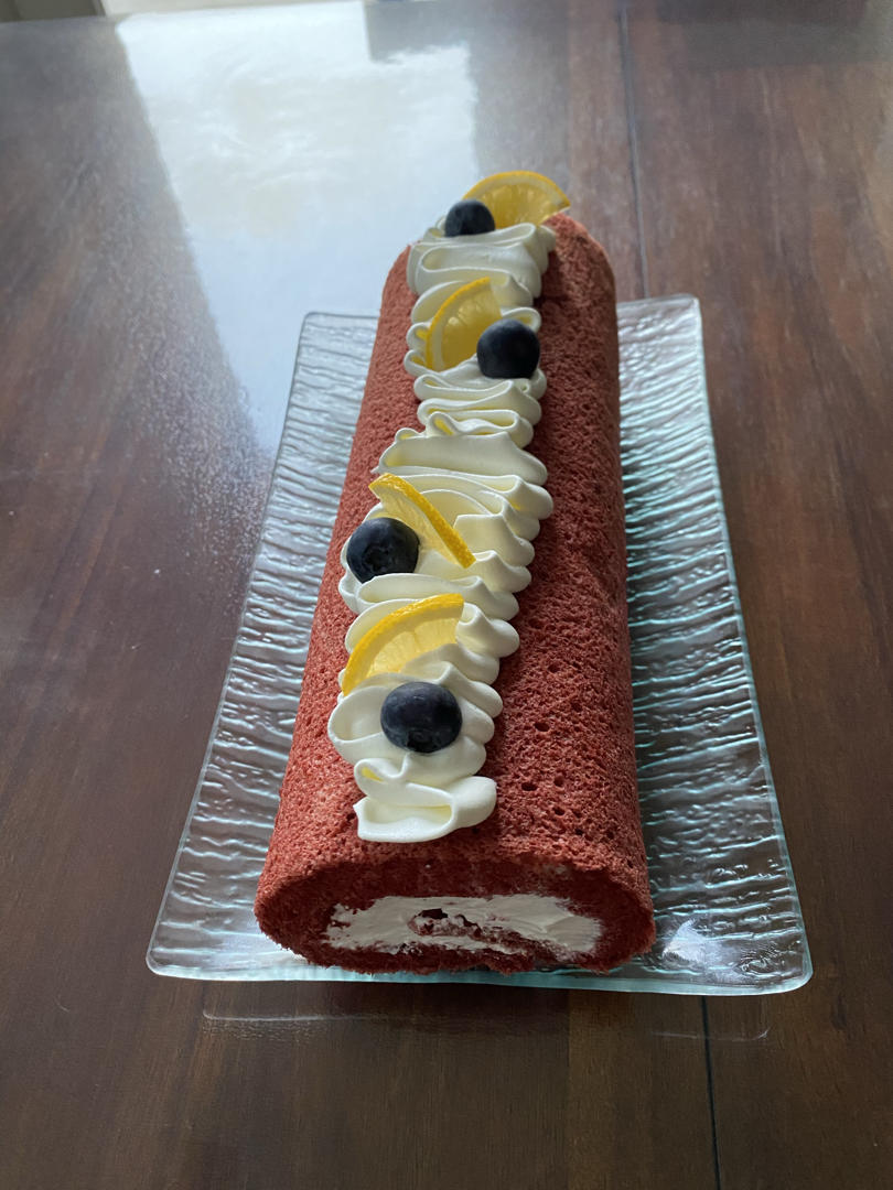 【北鼎品牌公开课】不易裂的戚风蛋糕卷（百香果芒果&芋泥肉松两种口味）