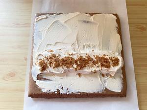 焦糖控必吃👉海盐焦糖摩卡蛋糕卷❗️好吃不腻的做法 步骤19