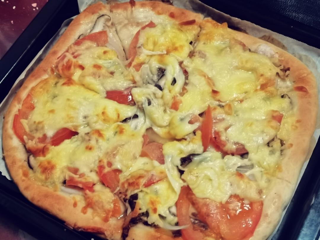 自制厚底披萨面饼