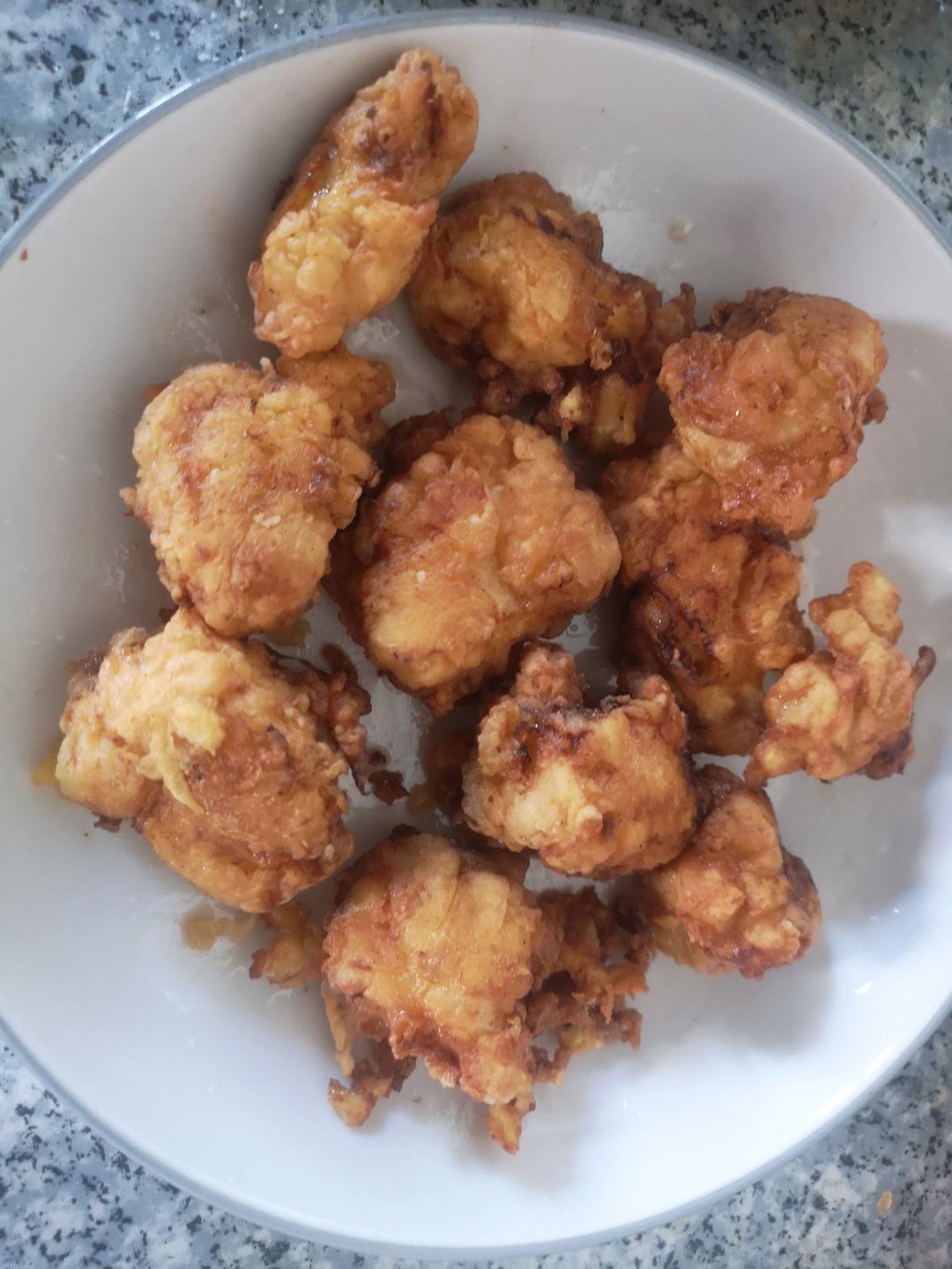 家庭版劲脆炸鸡块，无需炸鸡粉
