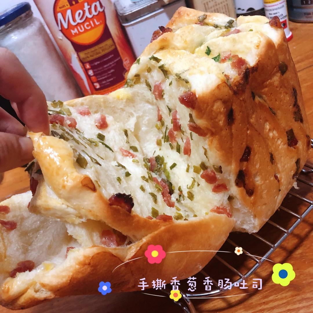 手撕肉松面包