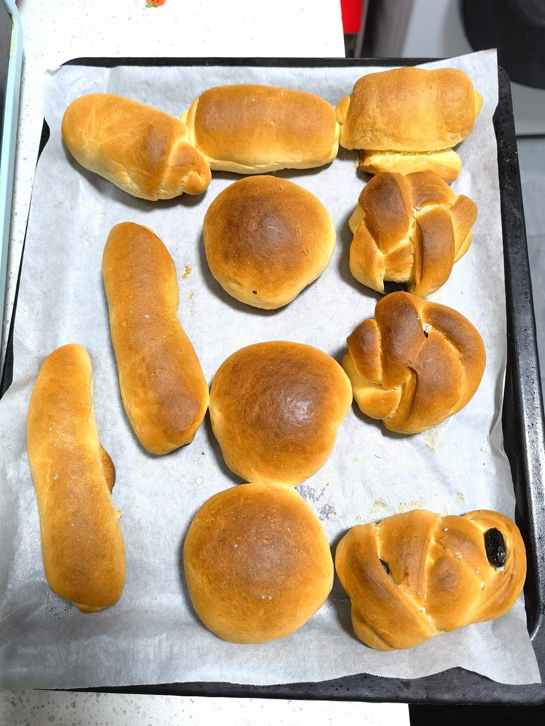 🥛超简单快手，柔软拉丝，一次发酵，牛奶小餐包