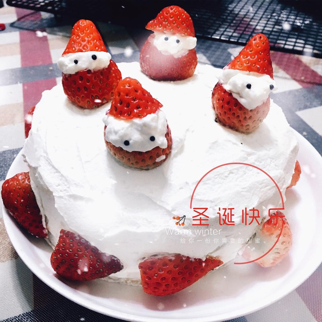 【零失败】不会裱花没关系的水果裸蛋糕 芒果裸蛋糕 完美戚风胚