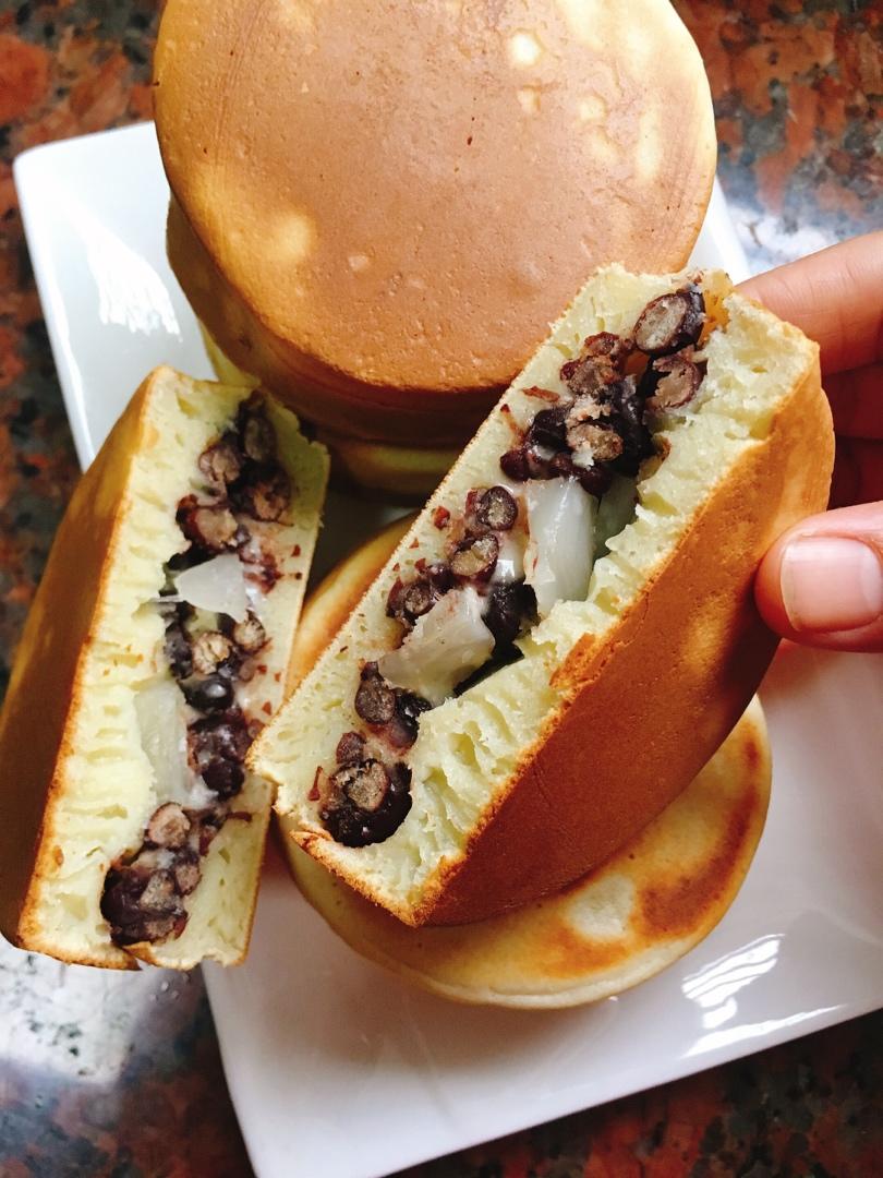 sharon蓝9911做的红豆车轮饼