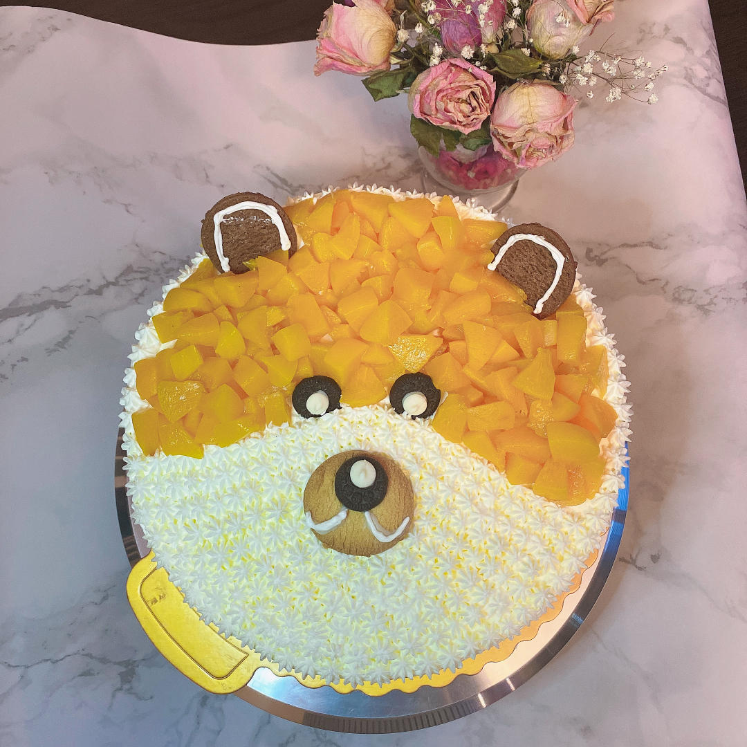 小熊生日蛋糕