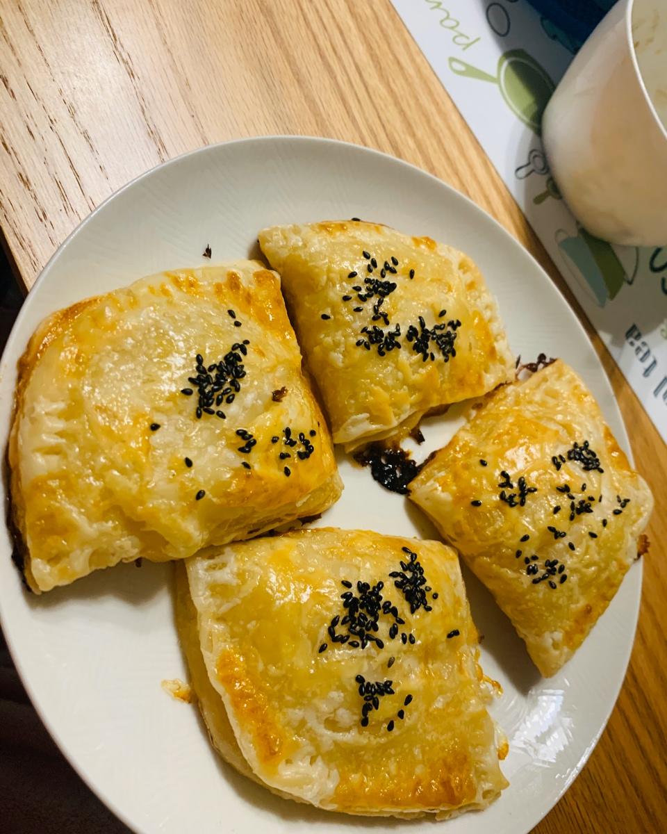 手抓饼版菠萝派（含自制菠萝馅）