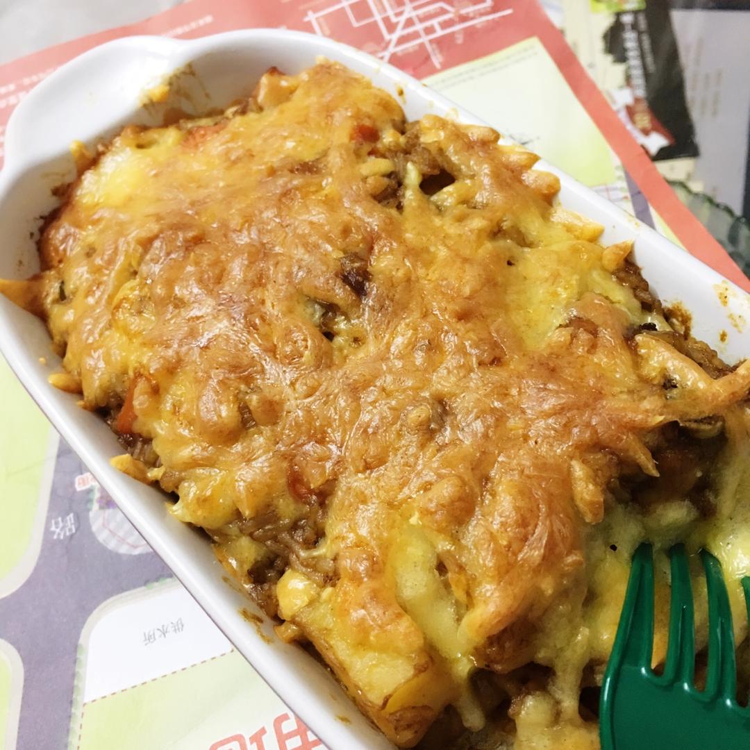 堂妈教你咖喱鸡肉焗饭