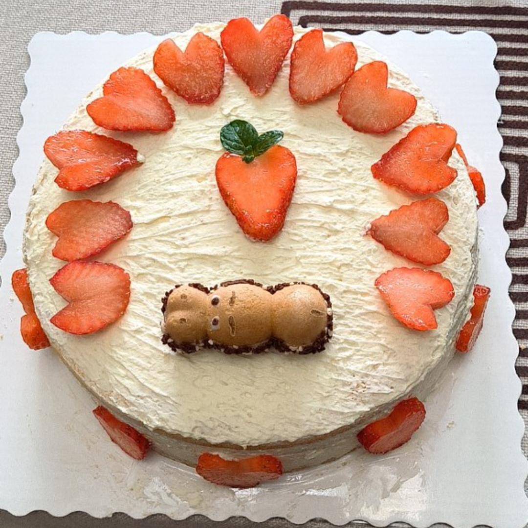 草莓生日奶油蛋糕（八寸）